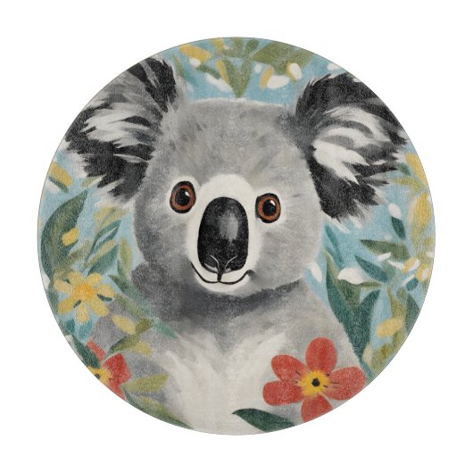 Planche À Découper Peinture Koala (Devant)