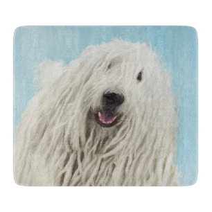 Planche À Découper Peinture Komondor - Cute Original Chien Art