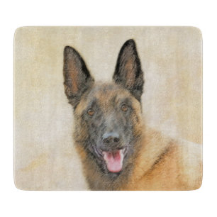 Planche À Découper Peinture Malinoise belge - Cute Original Chien Art