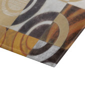 Planche À Découper Peinture moderne avec Motifs circulaires (Coin)