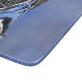 Planche À Découper Peinture Nuthatch à poitrine blanche Art original (Coin)