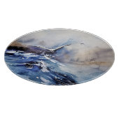Planche à découper peinture océan (Coin)