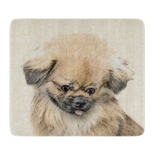Planche À Découper Peinture Pekingese - Cute Original Chien Art