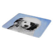 Planche À Découper Peinture Portugaise de Chien d'Eau - Art original  (Coin)