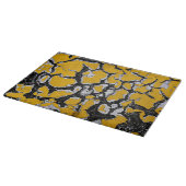 Planche À Découper Peinture roulotte jaune cramé (Coin)