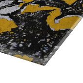 Planche À Découper Peinture roulotte jaune cramé (Coin)