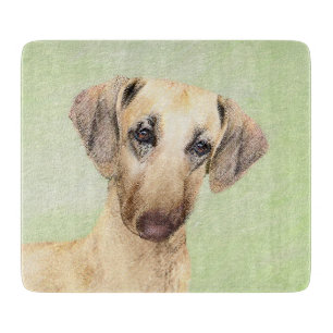 Planche À Découper Peinture Sloughis - Joli art original pour chien