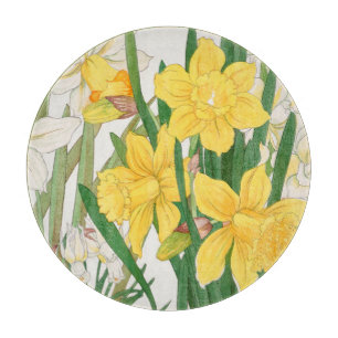 Planche À Découper Peinture sur bois de narcisse, Tanigami Kônan, 191