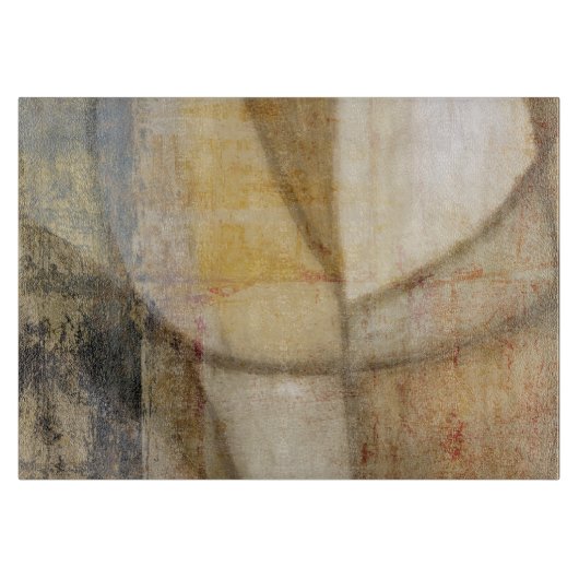 Planche À Découper Peinture texturée rugueuse sur la Terre (Devant)