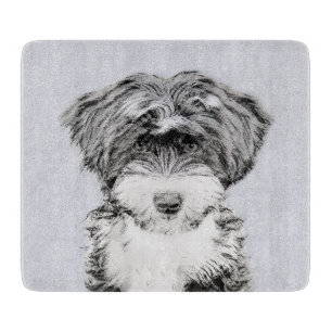 Planche À Découper Peinture Tibétaine Terrier - Cute Original Chien A