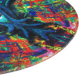Planche À Découper Peinture tordue et trompeuse (Coin)