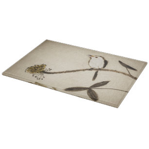 Planche À Découper Peinture traditionnelle chinoise d'encre avec des