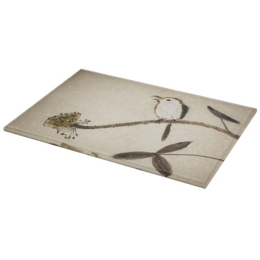 Planche À Découper Peinture traditionnelle chinoise d'encre avec des (Coin)