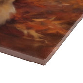 Planche À Découper Pekingese à l'automne Feuilles automne Inspire (Coin)