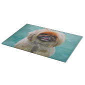 Planche À Découper Pekingese Chien Aquarelle Art Portrait (Coin)
