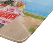 Planche À Découper Pekingese Chien Saint Valentin Coeurs de Camion (Coin)