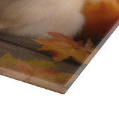 Planche À Découper Pekingese Chiot Automne Citrouille délice (Coin)