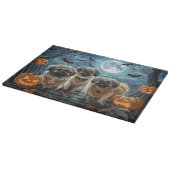 Planche À Découper Pékingese Halloween Éffrayant (Coin)