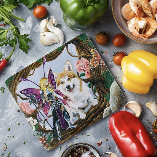 Planche À Découper Pembroke Welsh Corgi Fairy Imaginaire