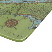 Planche À Découper Péninsule de Gaspé, carte du Canada (Coin)