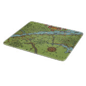 Planche À Découper Péninsule de Gaspé, carte du Canada (Coin)