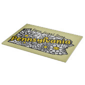 Planche À Découper Pennsylvanie Doodle Flowers (Coin)