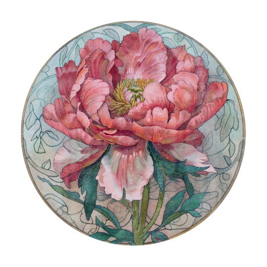 Planche À Découper Peony rose (Devant)