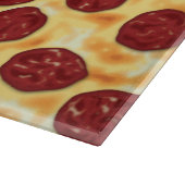 Planche À Découper Pepperoni Pizza Motif (Coin)