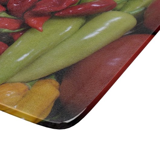 Planche À Découper Peppers chili (Coin)