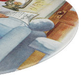 Planche À Découper Père Noël 001 (Coin)