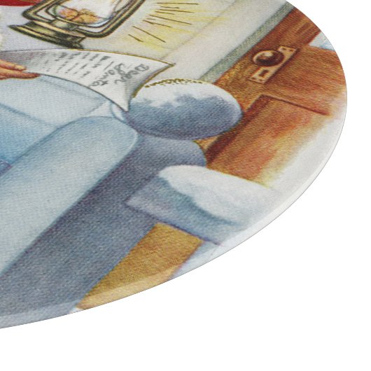 Planche À Découper Père Noël 001 (Coin)