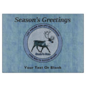 Planche À Découper Père Noël 1er Polar Airlift Sqdn - Subduit (Devant)