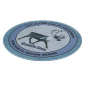 Planche À Découper Père Noël 1er Polar Airlift Sqdn - Subduit (Coin)