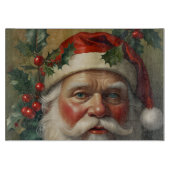Planche À Découper Père Noël Avec Mistletoe (Devant)