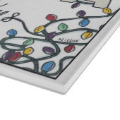 Planche À Découper Père Noël Barbara Christmas Lumières (Coin)