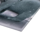 Planche À Découper Père Noël et ours polaire (Coin)