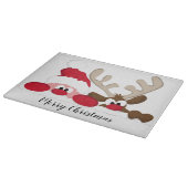 Planche À Découper Père Noël et Rudolph (Coin)