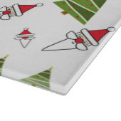 Planche À Découper Père Noël et sapins de Noël (Coin)