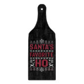 Planche À Découper Père Noël Favori Ho Douleur de Noël moche (Devant)