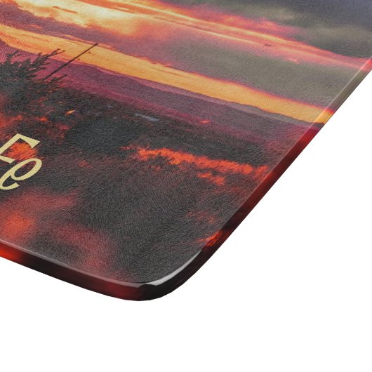 Planche À Découper Père Noël Fe New Mexico Sun Set (Coin)