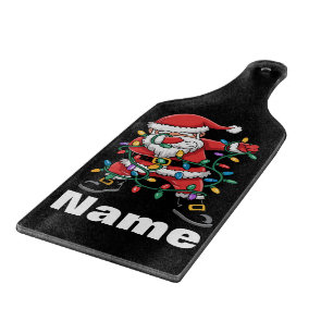 Planche À Découper Père Noël qui fait dabber Cadeau de Noël personnal