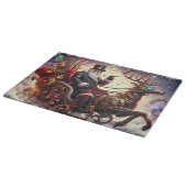 Planche À Découper Père Noël/Reindeer steampunk Noël/hiver (Coin)