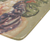 Planche À Découper Père Noël Riding Donkey (Coin)