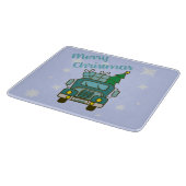 Planche À Découper Père Noël vue de devant Joyeux Noël (Coin)