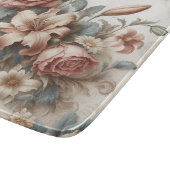 Planche À Découper Perfection florale ancienne légère (Coin)