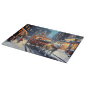 Planche À Découper Période de fêtes d'Akita de Noël (Coin)
