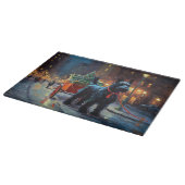 Planche À Découper Période de fêtes de Noël du Terrier Écossais (Coin)