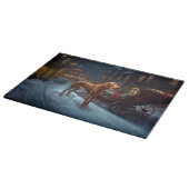 Planche À Découper Période de fêtes de Noël du Vizsla (Coin)