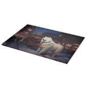 Planche À Découper Période de fêtes de Noël Samoyède (Coin)