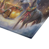 Planche À Découper Période des Fêtes de Noël Greyhound (Coin)